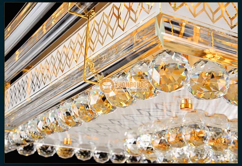 Đèn ốp trần nhập khẩu mạ vàng sang trọng CM254-11